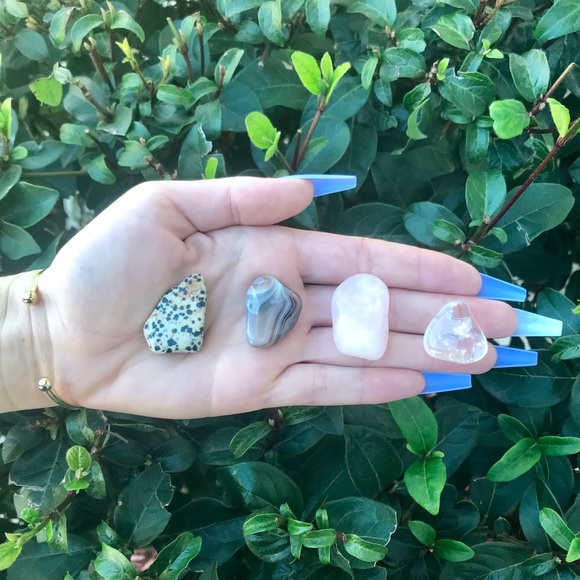 Amazing Tumbled Set 🤍🌿🔮 - Picture 1 of 3